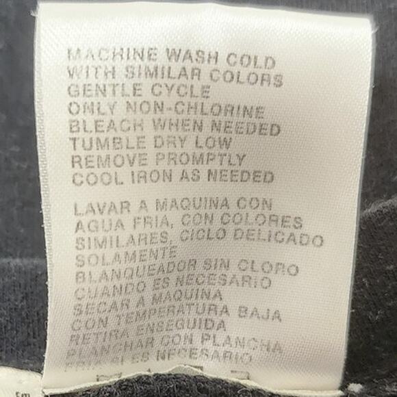 No Boundaries Black Short Sleeve T-Shirt Junior Size 7/9 Casual Top Girls - Picture 8 of 8